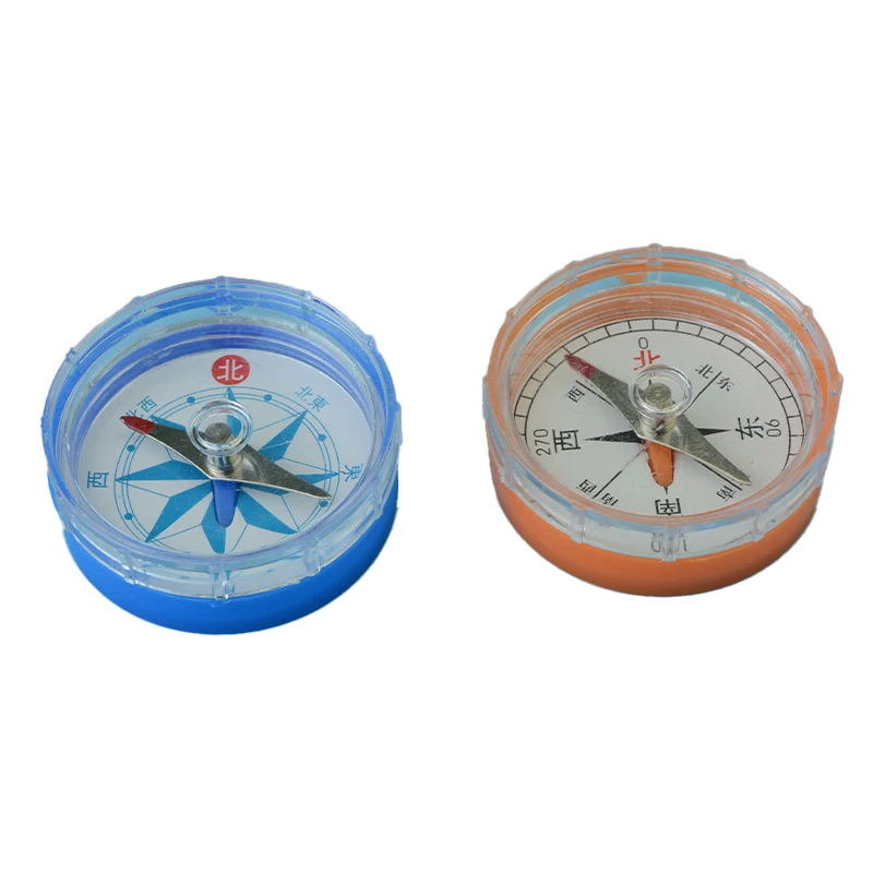 DIY Compass Science Learning Kit Plastic Removable Compass STEM Educational Toys for Kids