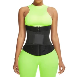 Wholesale Figure Shaping Black Neoprene Zipper Waist Trainer Belts Thigh Eraser