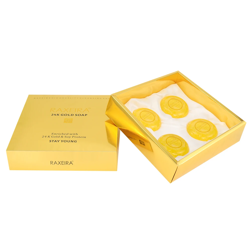 Оптовая продажа товары для ванны органическое мыло vegan skincare 24k gold полный набор мыла