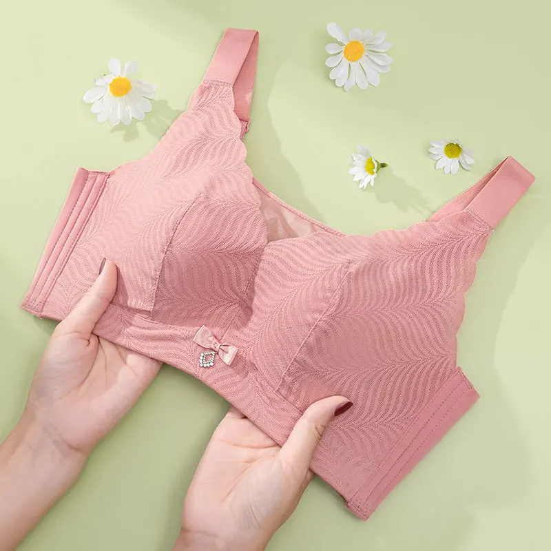 Женский бюстгальтер большого размера 200 кг без стального кольца сексуальное кружевное нижнее белье дышащая чашка большая пуш-ап