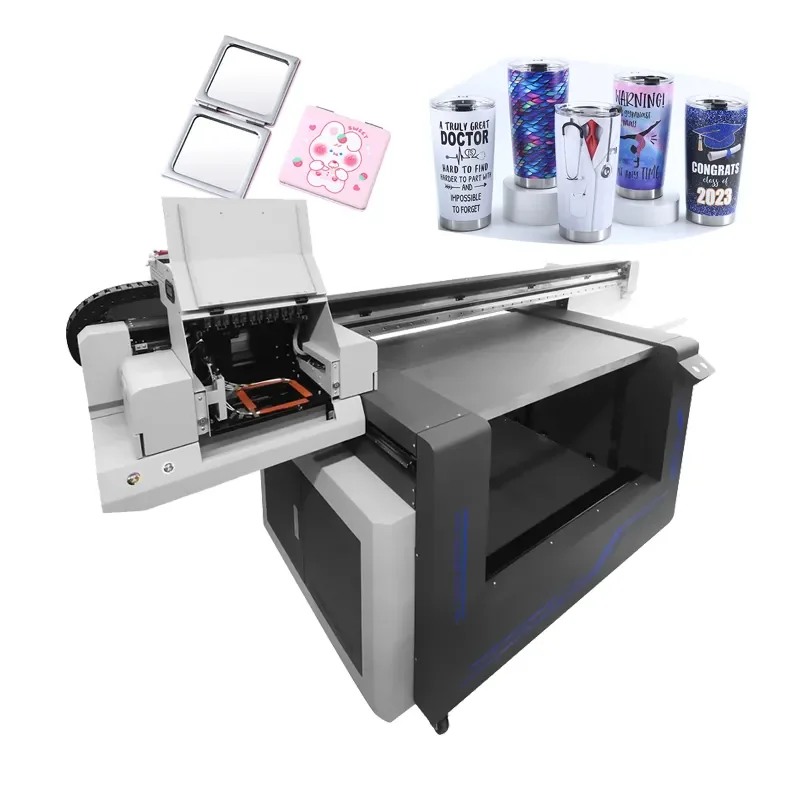 Factory Price A1 6090 uv printer with the rotary axis for phone case metal wood acrylic