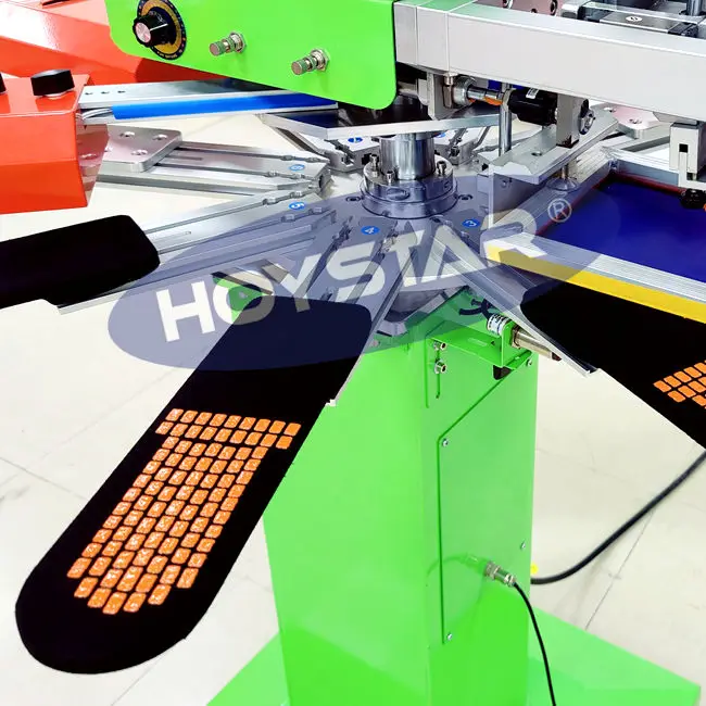 rotary socks printing machine non slip silicon dotting machine