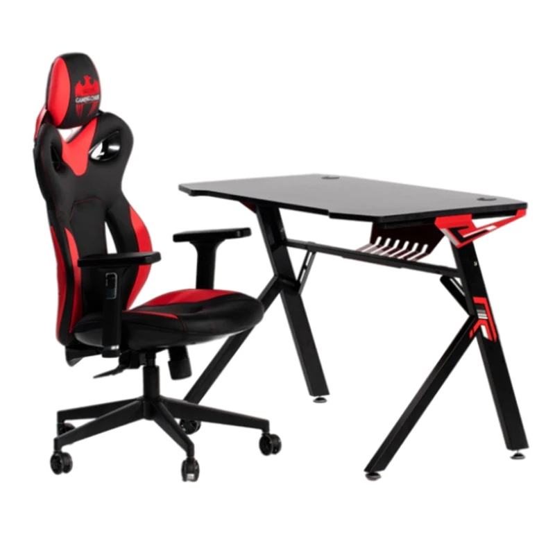 Лучшие продажи прочный с использованием Профессиональный дешевый компьютерный стол игровой стол и стул набор