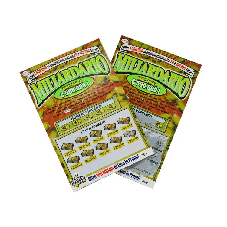 Custom Lottery cards printing scratch win card lottery scratch off cards