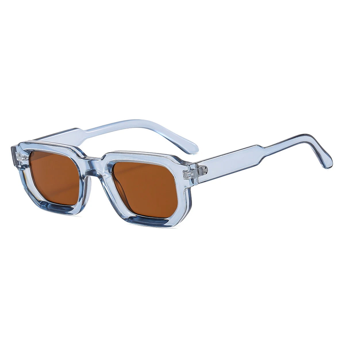 Vintage Thick Square Sunglasses 2024 Rectangle Fashion Sun Glasses 2025 Women Men Black Frame Shades Logo Custom Glasses Eyewear