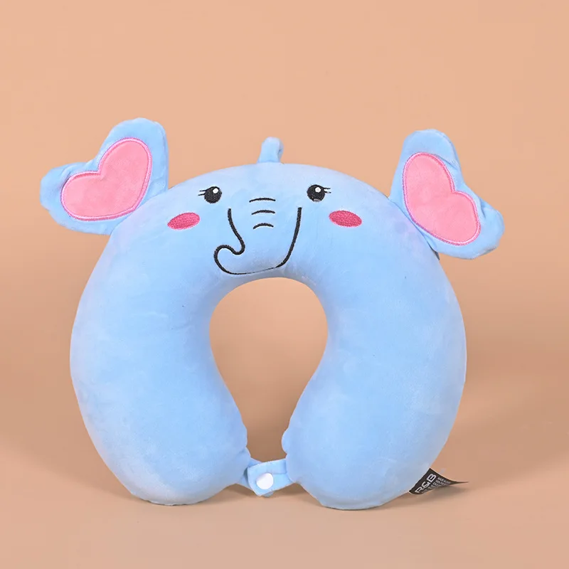 Cervical Memory Cotton Airplane Pillow Cartoon U-shaped Pillow Travel Neck Pillow