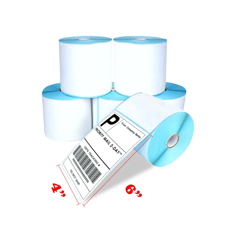 100mm*150mm Thermal Label Stickers Shipping Labels Self-adhesive Thermal Printer Label Rolls