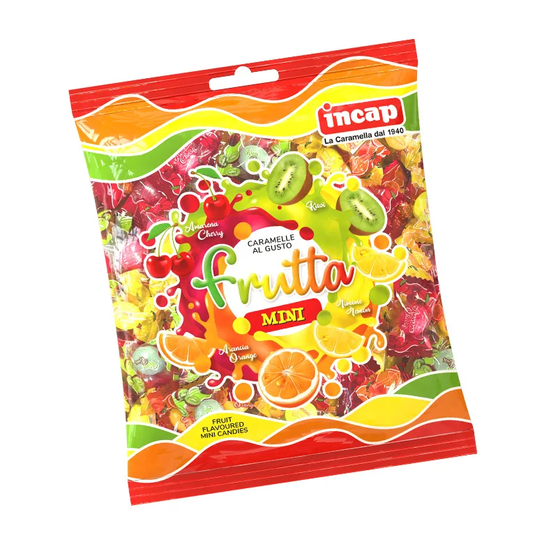 High Quality Italian Incap Assorted Mini Fruits Candy Gmo Free And Gluten Free Assorted Candy Mix Fruit Pattern Hard Candies