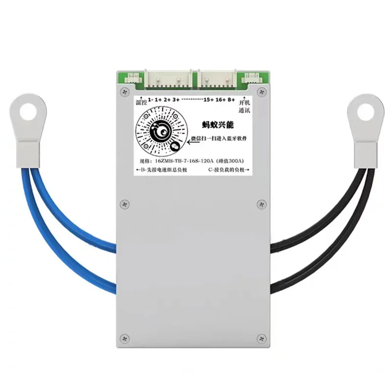 Ant Smart bms Lifepo4  7S 8S 9S 10S 11S 12S 13S 14S 15S 16s  24V 36V 48V 40A 80A 120A 140A battery management system bms