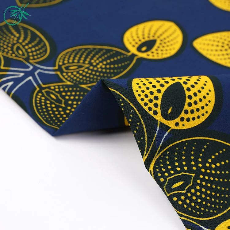 
Hot sale shrink resistant prints wax african 100% cotton african wax fabric 