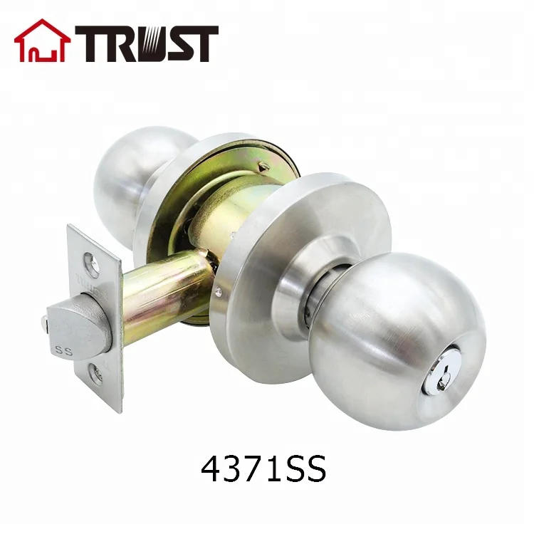 
TRUST 4371-SS Factory Hot Sale Grade 2 Door Lock Entrance Door Knob Low Price 