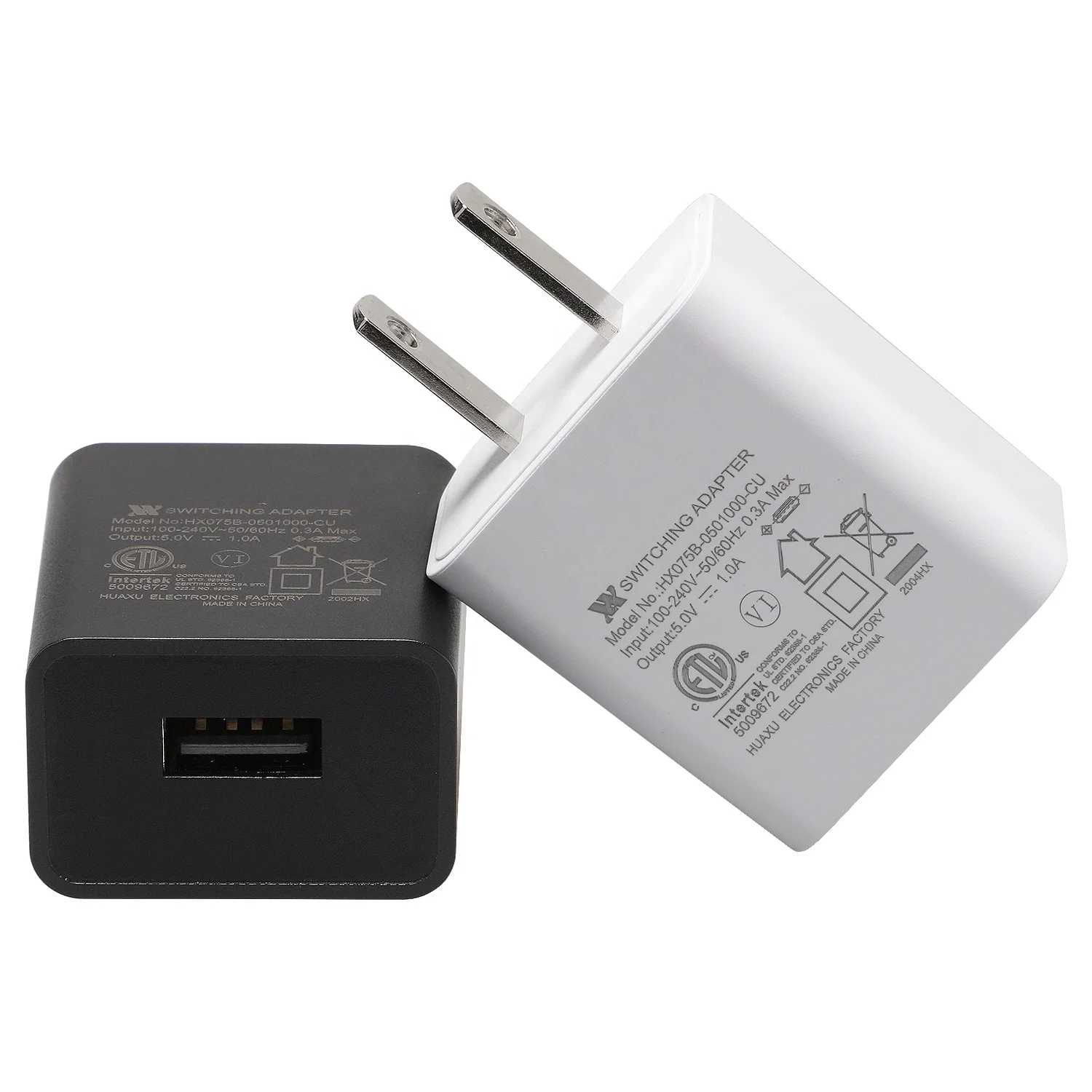 
dongguan Hua Xu manufacturer usb wall plug 5v 2a usb charger phone 