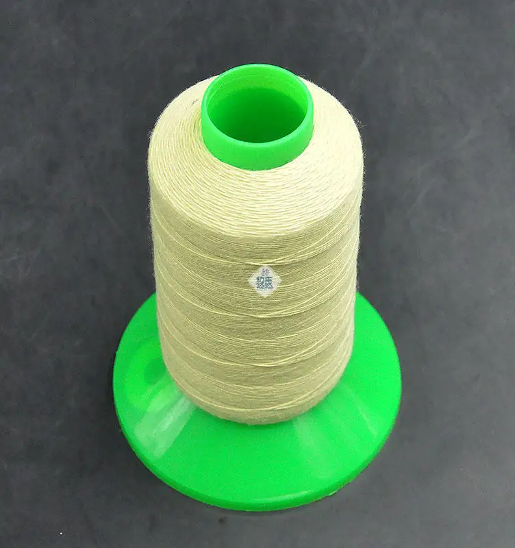 Aramid clad  steel wire sewing thread Cored thread for cutting-resistant gloves