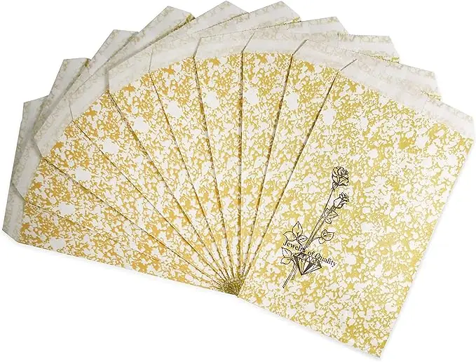 Custom Paper Gift Bags Jewelry  Envelope Bags kraft paper envelope packaging for Retail Merchandise Handmade Goods Arts Crafts