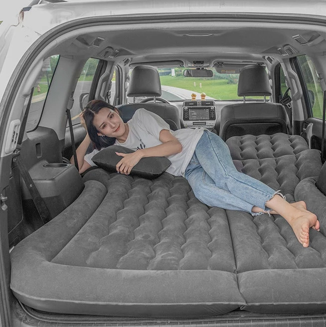Factory Price Car inflatable bed SUV trunk mattress car sleeping artifact self-driving tour folding air bed Universal