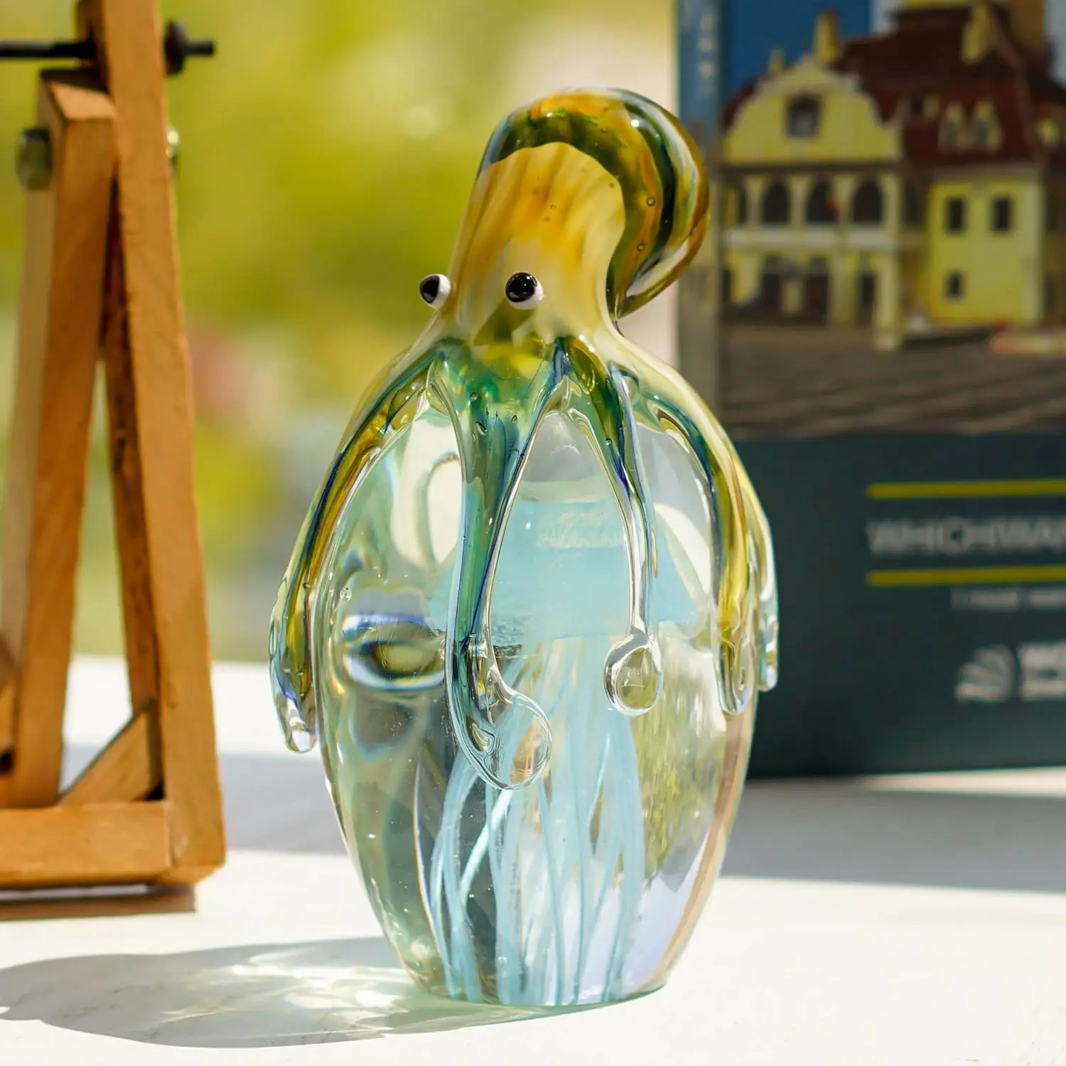 Handmade Blown Glass Octupus and Jellyfish Christmas Gift Novelty Creative Home Decoration