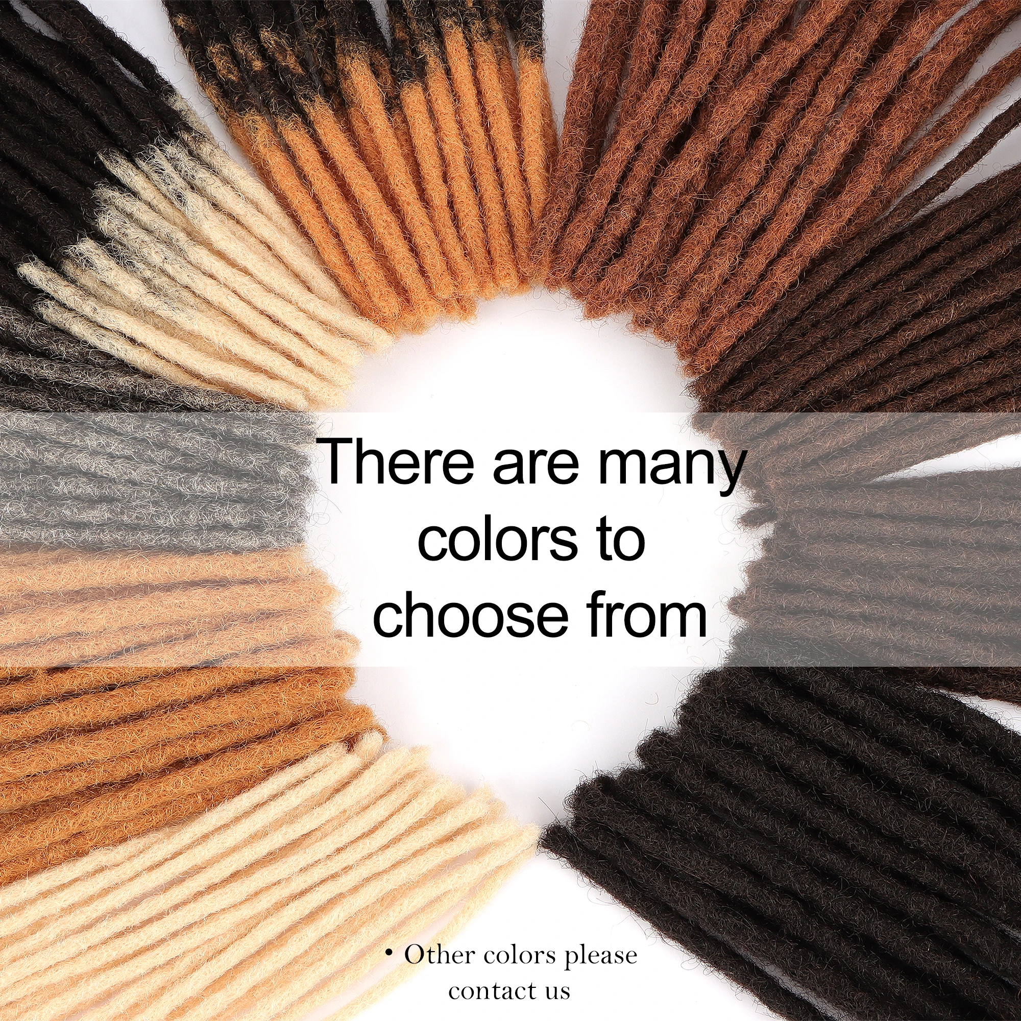 Vast dreads rastas human loc extensions soft locs dread lock hair extension artificial dreadlocks for men