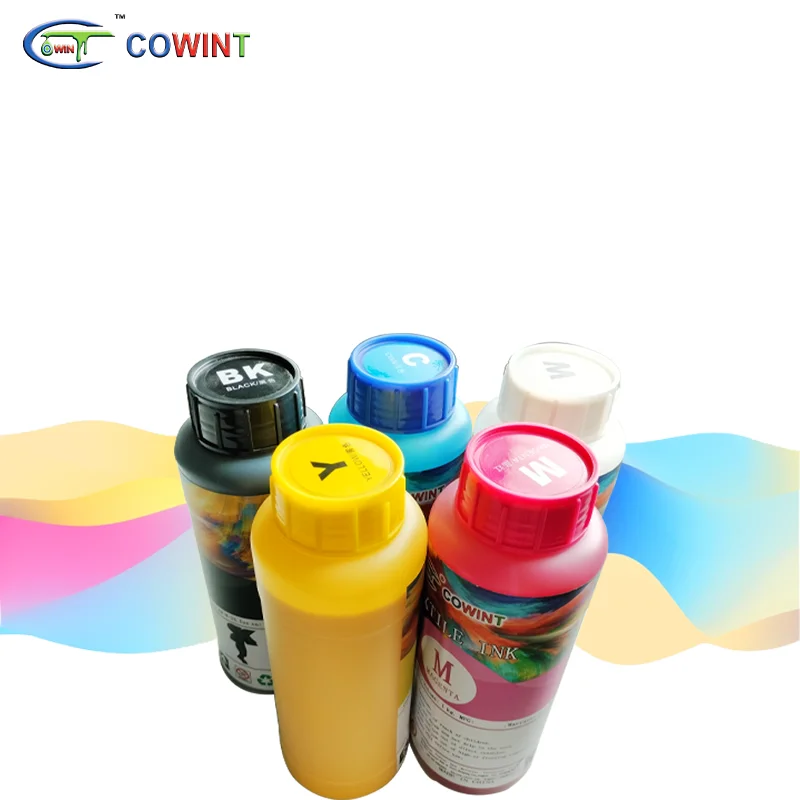 Cowint DTF Textile White ink for DTF Printer Water Based Ink Digital Printing Box 100ml 500ml 1L CMYK+WHITE I-transfer 1 Set