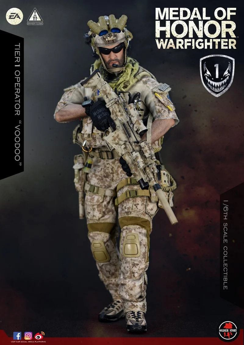 High Quality 1/6 Scale Military Action Figure Realistic ABS&PVC&POM Made in China for Collecting and Export