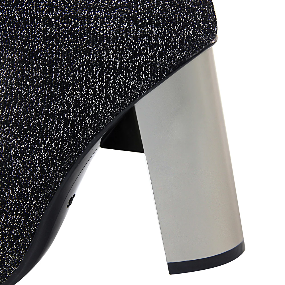 Женские туфли bigtree 3128-2, короткие женские сапоги, пикантные туфли на толстом высоком каблуке, тонкие остроносые шерстяные сапоги для ночного клуба