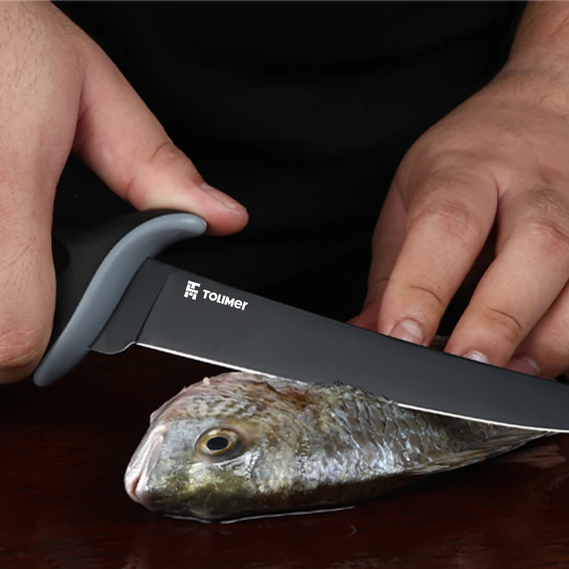 Newly designed stainless steel 5cr15mov 7inch Chef Knife Fillet Knife with PP+TPR handle filet knife