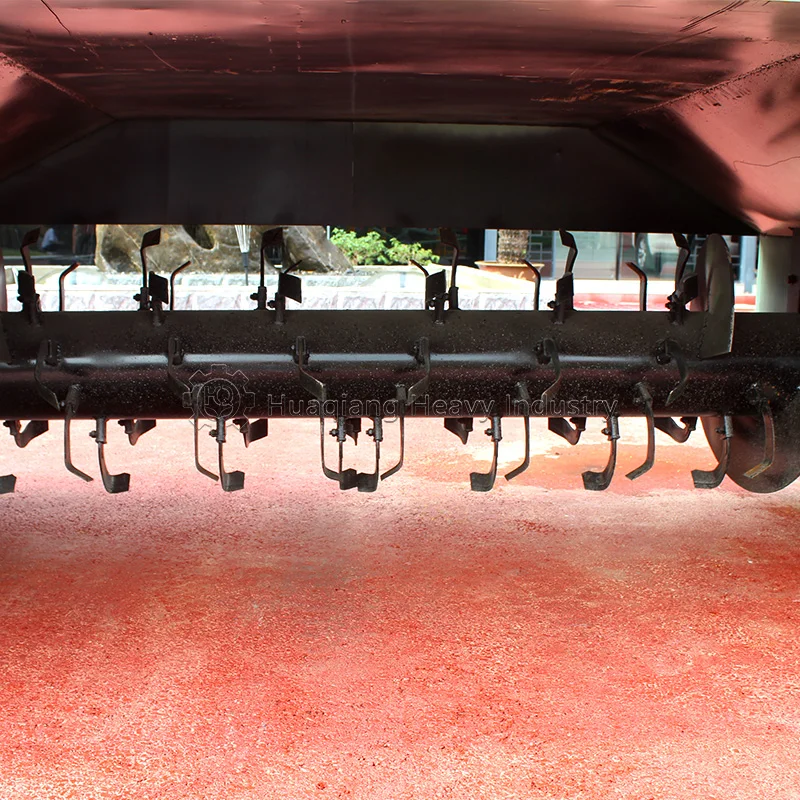 Organic fertilizer crawler belt fermentation turner machine