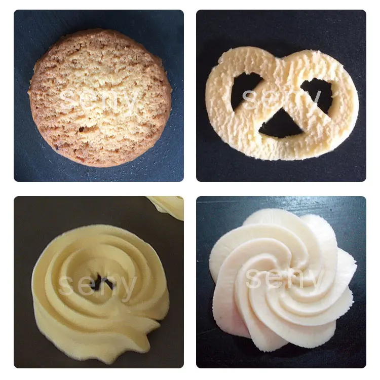 Manual PLC China Cookies Making Machine Wire Cutter Cookie Machine, Stainless Steel 220v , High Productivity