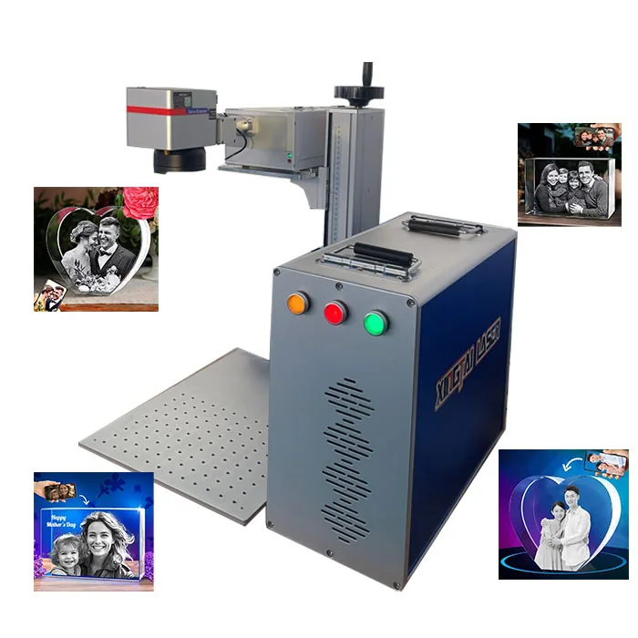 3D Crystal Laser Inner  Engraving Machine 5w Acrylic Crystal Glass Decoration Anniversary Wedding Gift Metal Non-metal