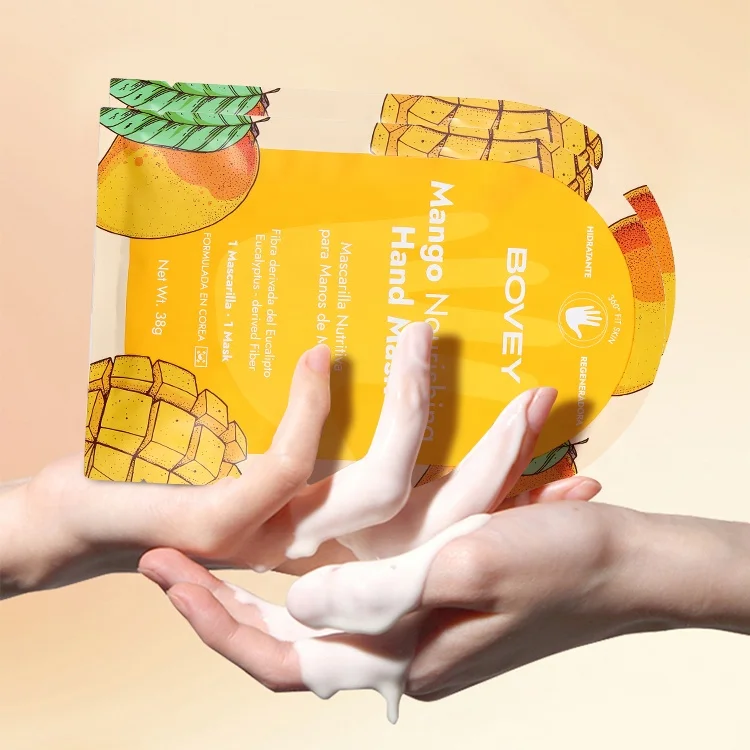 Manufacturer Private Label Custom Logo Skin Care Hydrating Repair Nourishing Moisturizing Gloves Hand Mask