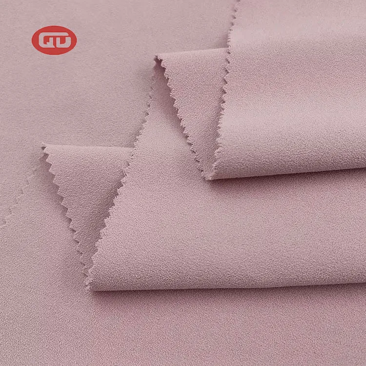 Shaoxing заводская цена Премиум легкая поли 120-125gsm ткань мох креп Como для мусульманского шарфа платья