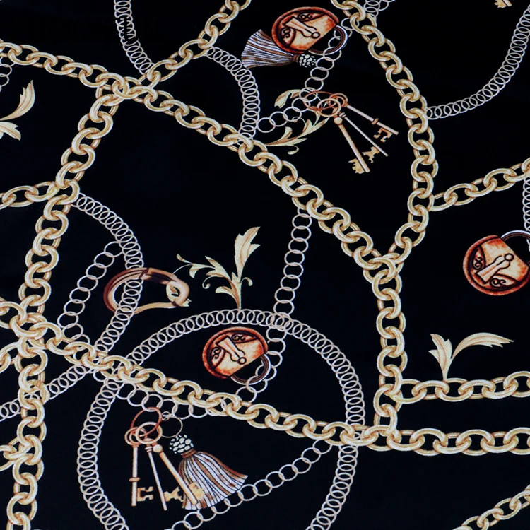 hot  sales  100% Polyester  digital print  satin  Lining   fabrics for dresses