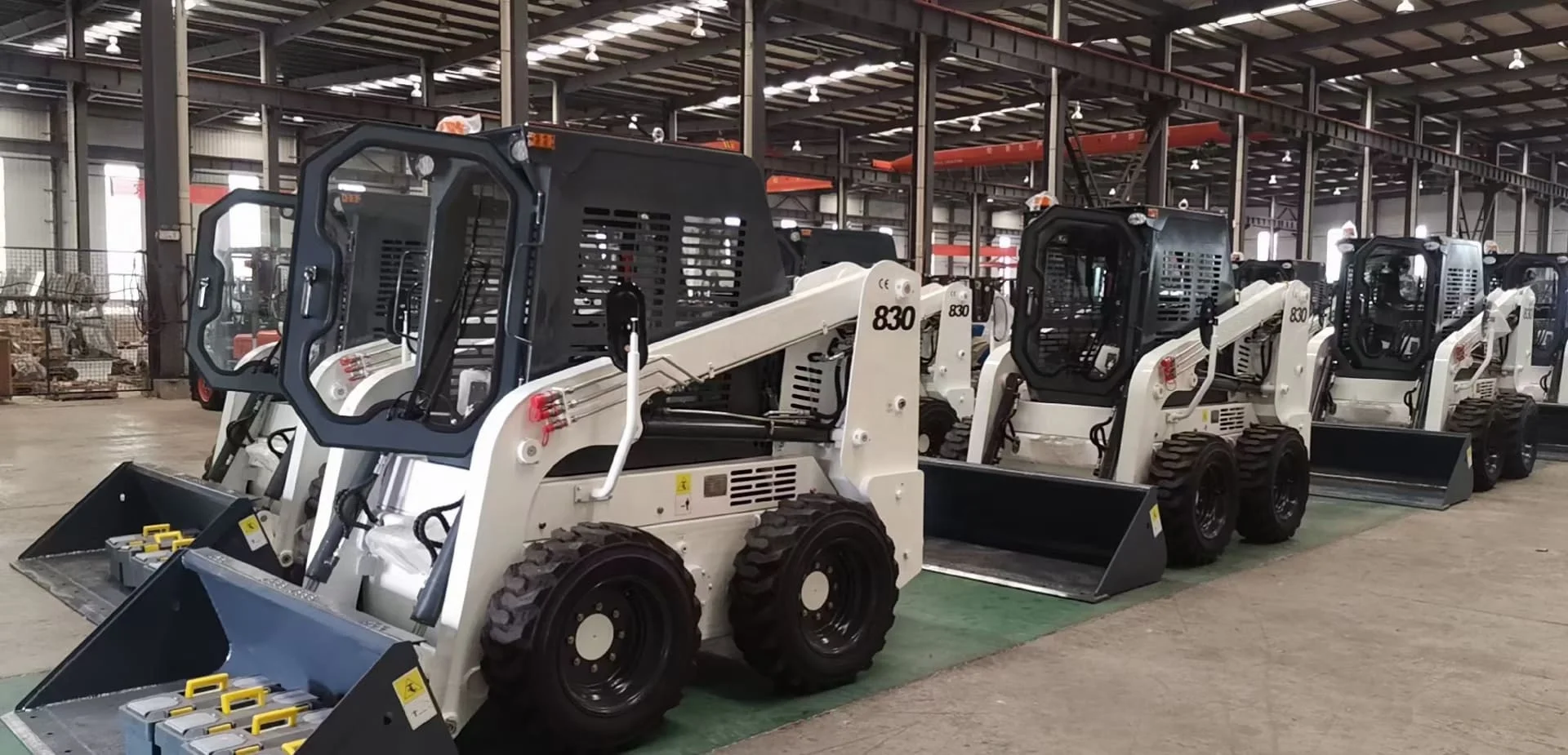 CE Certified Skid Steer Loader with EPA T4/Euro 5 Emission Standards & Rated load of 830 kg | Brand New Chinese Mini Loader