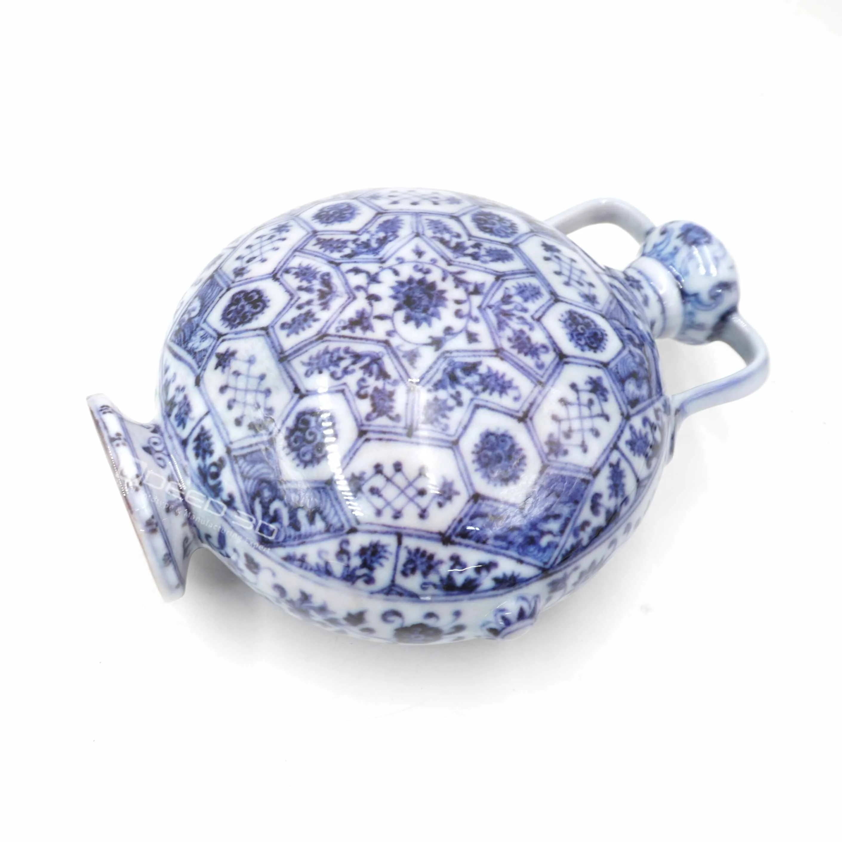 OEM ODM Chinese tradition blue and white porcelain pattern home decor flower vases 3d resin printing service