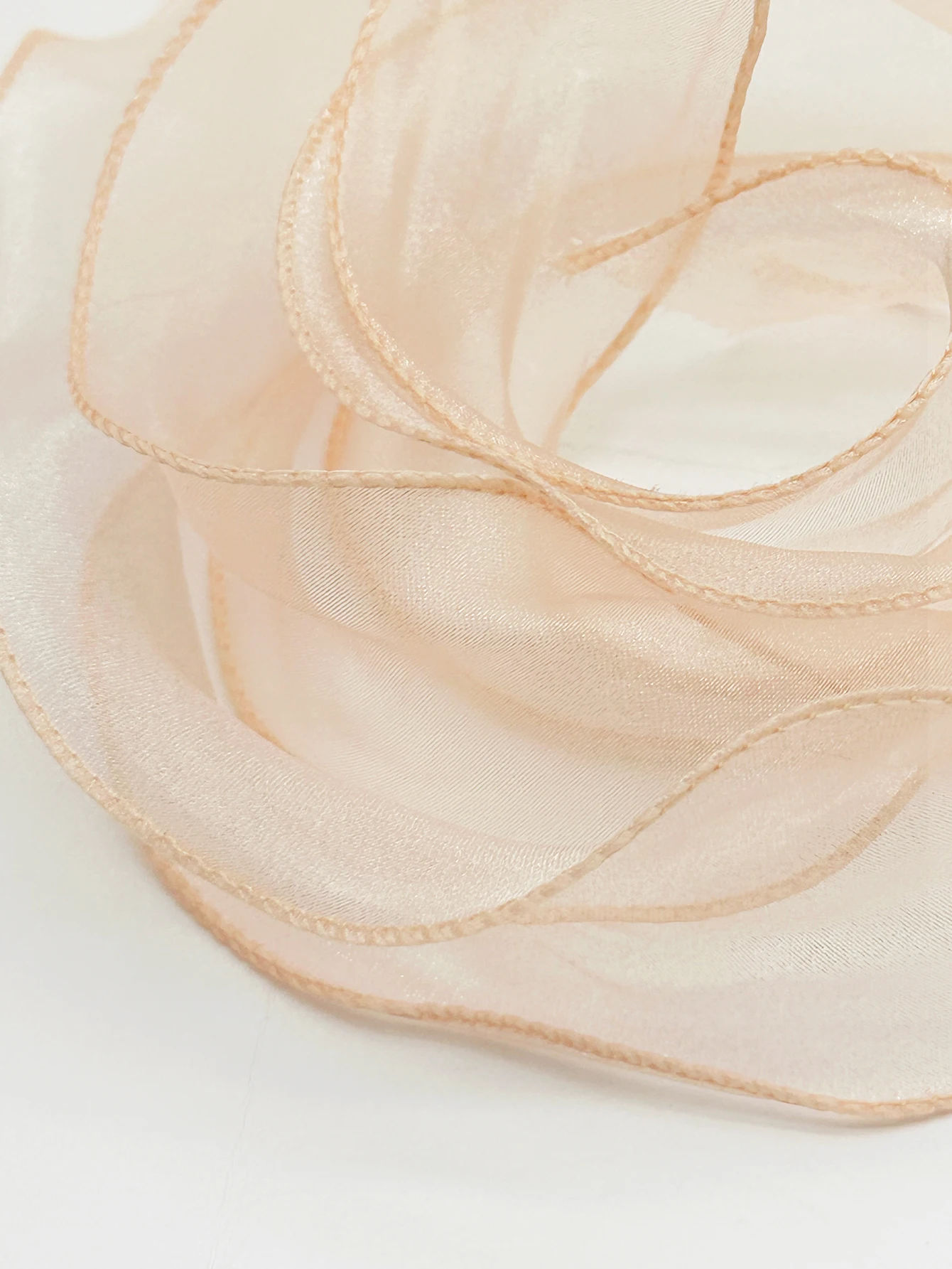 10 Yards Pink Wired Chiffon Ribbon Sheer Wired Organza Ribbon for Crafts Floral Bouquets Wedding Party Decorations