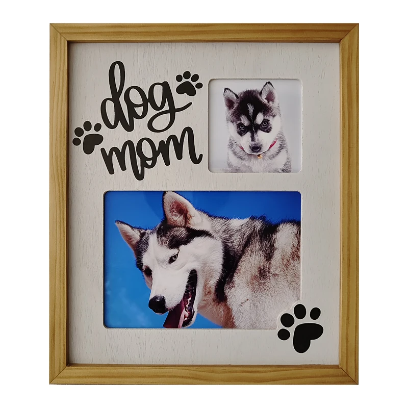 Personalized Pet Memorial 2OP Photo Frame Home Decoration Desktop Wooden Photo Frame