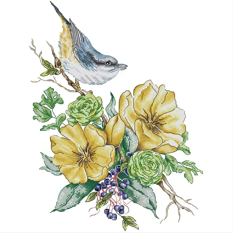 Набор для вышивки и вышивки