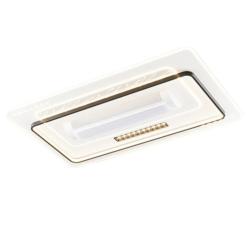 Zhongshan full spectrum spotlight integrated ceiling bladeless fan lamp six speed wind mute whole room fan light