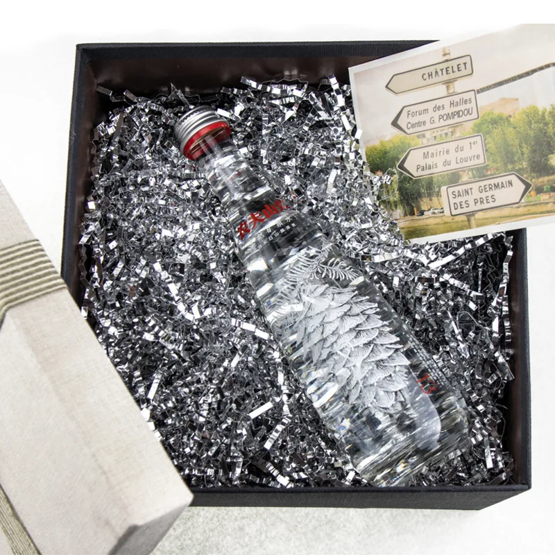 personalized eco friendly recyclable wholesale manufacturer hot sale crinkle shredded paper gift box filler raffia paper packing
