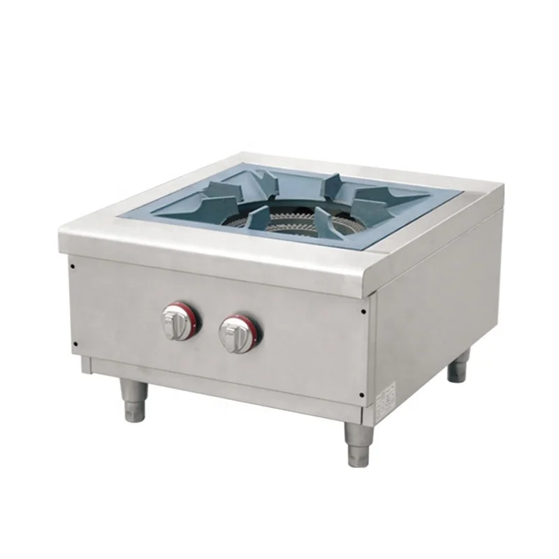 Hotel Restaurant Commercial Stainless Steel Gas Style Single Burner/Single Burner Gas Stove/Kitchen Equipments for Restaurants
