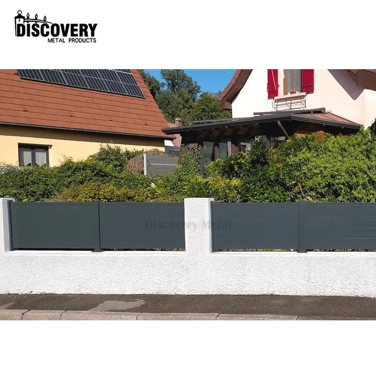 Do-it-yourself cloture en aluminium easy install metal outdoor fencing custom sizes aluminum garden fence