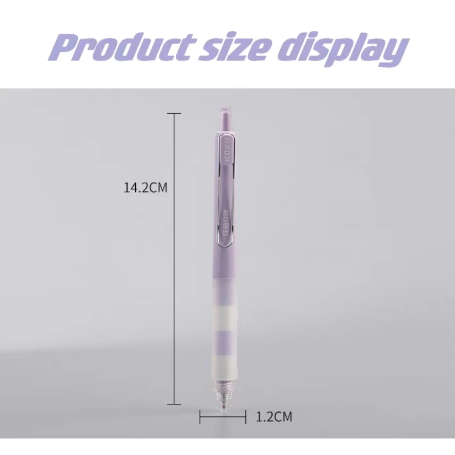 0.5mm spring head smooth writing black press neutral pen ballpoint pen