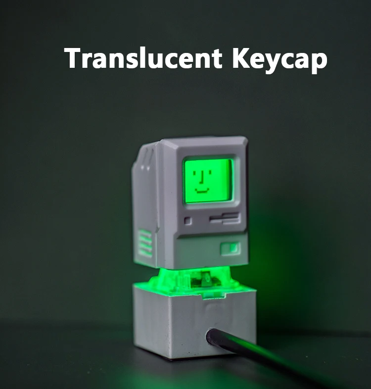 Creative Retro Classic MAC FC Game Console Styling Mechanical Keyboard Buttons Key Cap Replace KeyCap For Birthday Gift