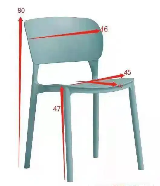Hot Sale Strong Italian supernatural hole back Polypropylene stackable chair PP chair plastic dining chairs