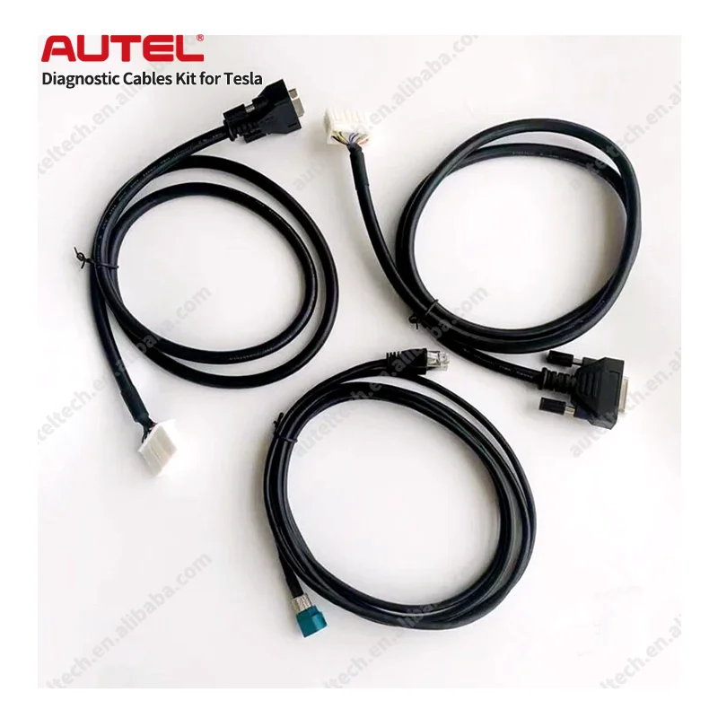 Autel MaxiSYS Ultra EV 909EV LAN CAN Related Systems X861/X863/X437 Diagnostic Cable Kit Fit For Tesla S  Tesla X