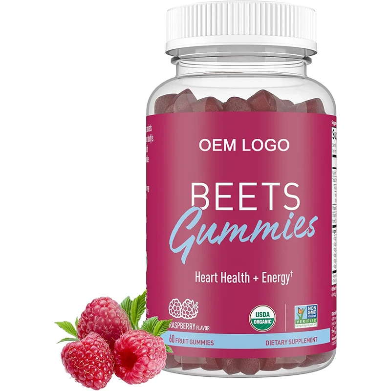 Beet Root Gummies with 1000mg Antioxidant Organic Raw Beetroot Gummies Nitric Oxide Circulation Gummies For men and women