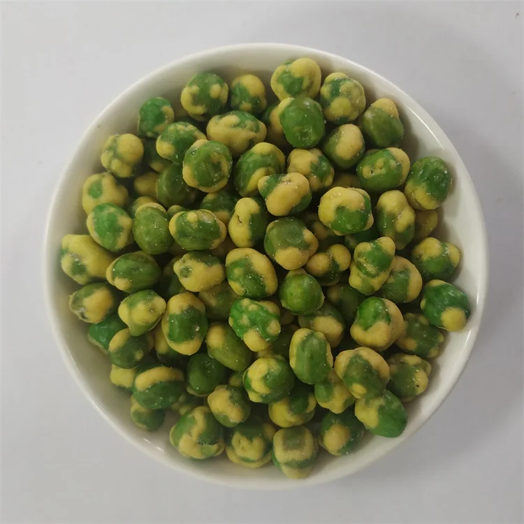 
Wholesale Wasabi Roasted Green Pea of Malaysia Type Bean Snacks 
