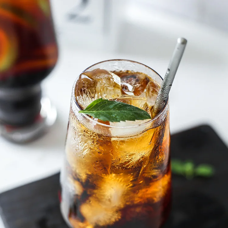 Прозрачная Стеклянная Кружка для сока, пивная кружка особой формы