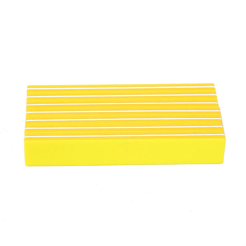 Fluorescent high elastic sponge file Rectangular yarn can be washed  nail file