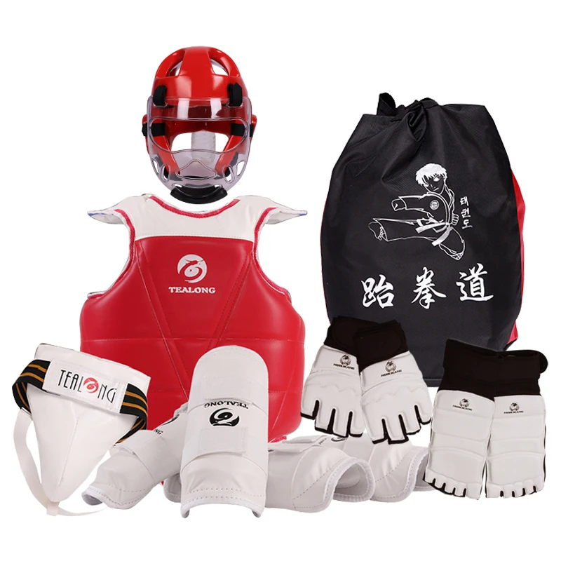 Taekwondo Sparring Gear set 5PC Deluxe Protector OEM Guard set