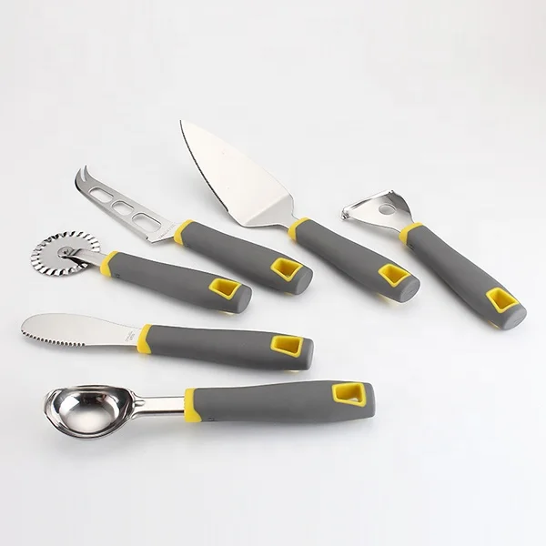 6 Piece Stainless Steel small Kitchen Gadget with PP Handle